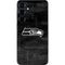 NFL Seattle Seahawks Black & White Galaxy S25 Skin